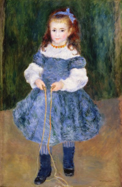 Girl with Jumping Rope, 1876 by Pierre Auguste Renoir